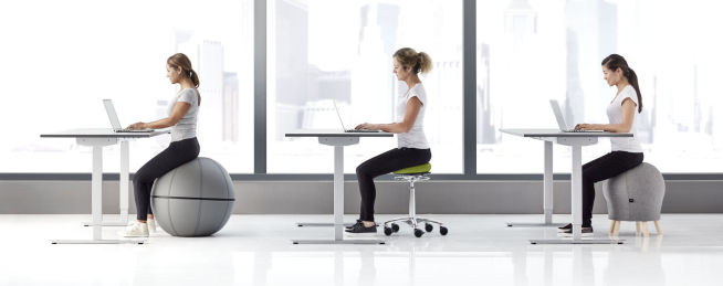  <p>Aktive stoler styrker rygg- og kjernemuskulatur, forbedrer holdningen og bedrer blodsirkulasjonen. Dette virker positivt inn på energinivå og kan gjøre det lettere å konsentrere seg.</p> 